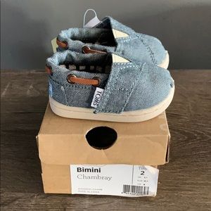 Toms Bimini Chambray Tiny 2 Shoes